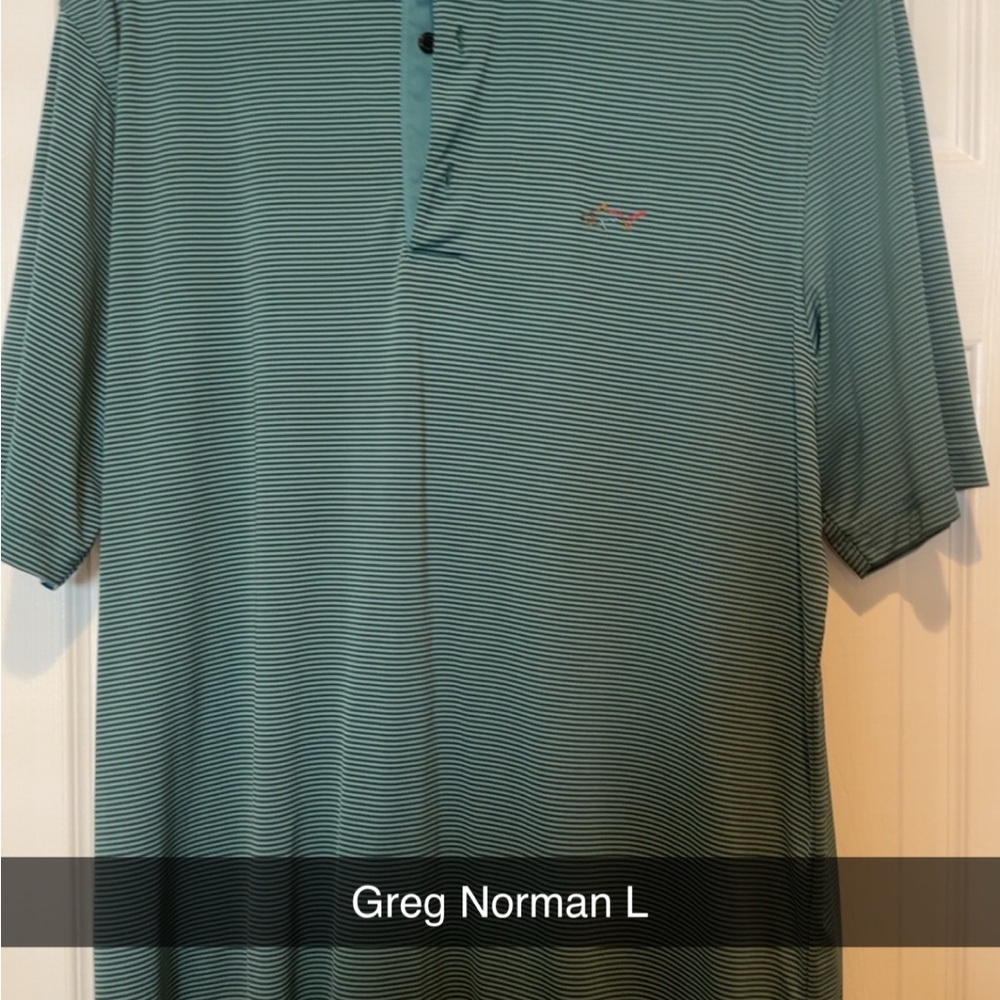 Greg Norman Collection Green Polo Shirt